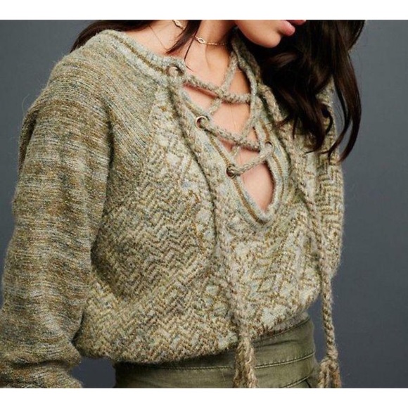 Free People Hoops & Hollas sweater